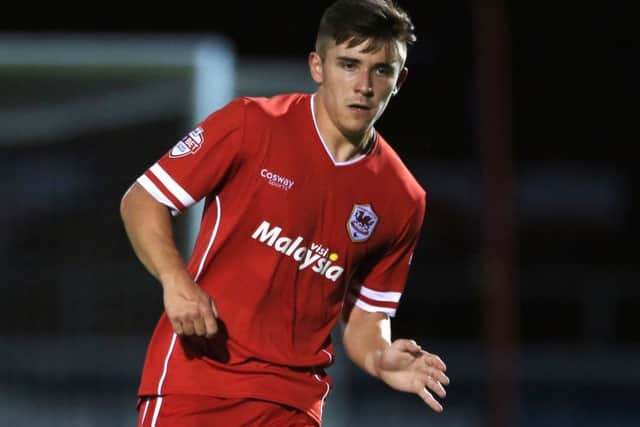 Declan John in action for Cardiff City, the club he has left for a year on loan at Rangers in the hope of first-team football. Picture: Nick Potts/PA