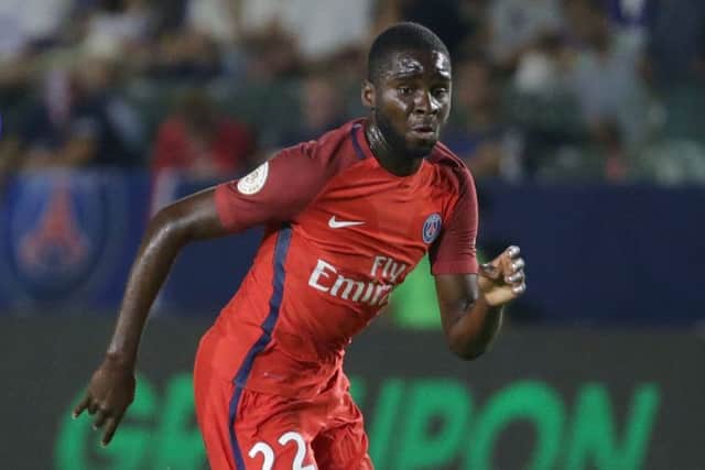 Odsonne Edouard in action for Paris Saint-Germain against Leicester City during last summer's International Champions Cup. Picture: Jeff Gross/Getty Images