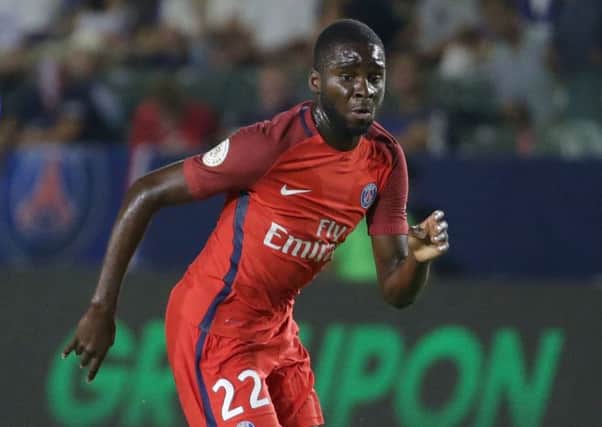 Odsonne Edouard in action for Paris Saint-Germain against Leicester City during last summer's International Champions Cup. Picture: Jeff Gross/Getty Images