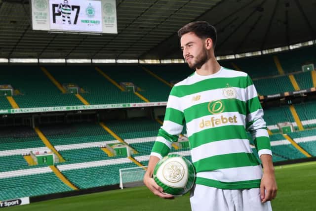 Patrick Roberts rejoined Celtic on loan. Picture: SNS