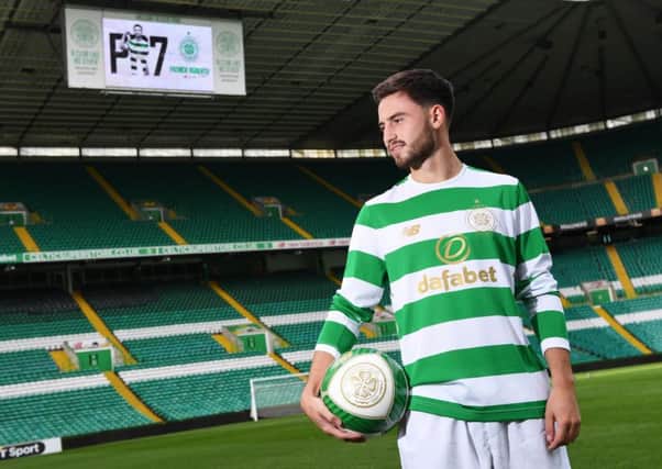 Patrick Roberts rejoined Celtic on loan. Picture: SNS