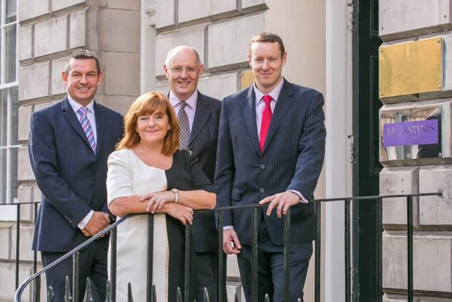 From left: Gordon McKenzie, Maureen Wallace, Ben Ballantyne and Rory Ballantyne. Picture: Nick Mailer