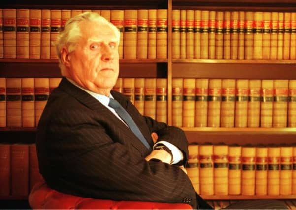 The late Lord McLuskey (Picture: Robert Perry)