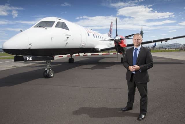 Loganair managing director Jonathan Hinkles. Picture contributed.