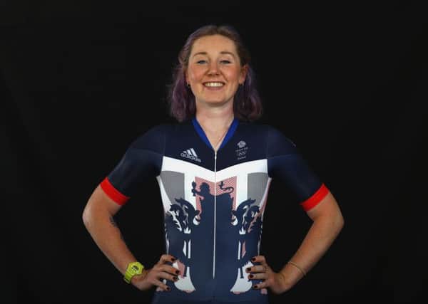 Milngavie's Katie Archibald, still only 23 years old, is backing the HSBC UK City Bike Ride in Edinburgh, with the aim of encouraging two million more Brits to get on their bikes by 2020. Picture: Bryn Lennon/Getty Images