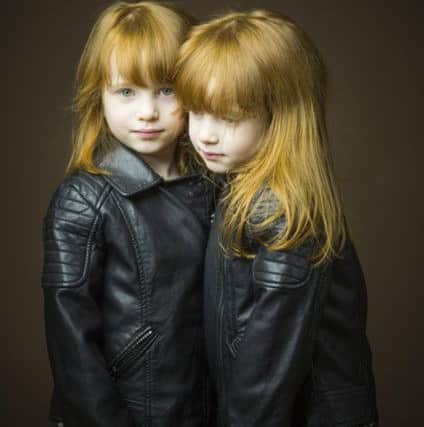 Caitlin & Abigail Young, Dundee, Scotland. PIC: Kieran Dodds.