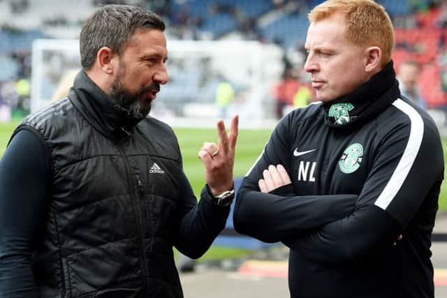 Derek McInnes and Neil Lennon both had impressive summers in the transfer market. Picture: SNS