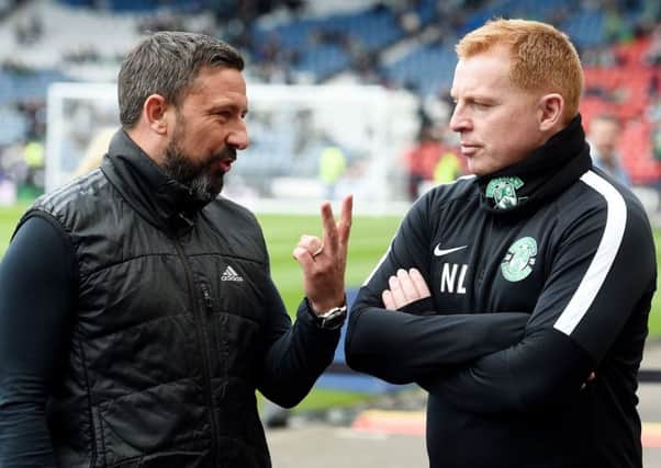 Derek McInnes and Neil Lennon both had impressive summers in the transfer market. Picture: SNS