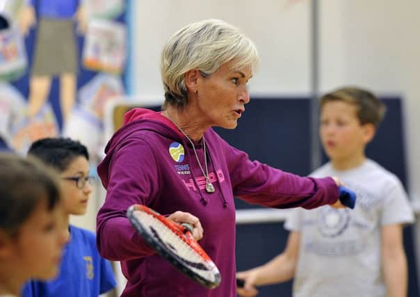 Judy Murray has been the brunt of protesters' ire over a proposed tennis centre