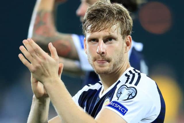 Stuart Armstrong excelled again at the heart of the Scotland midfield. Picture: PA