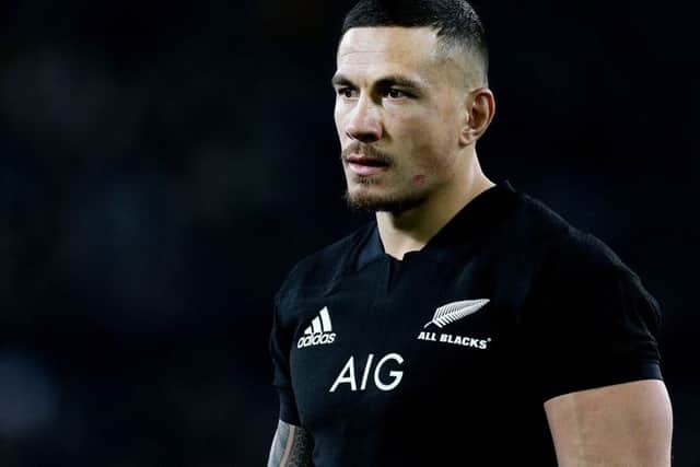 Sonny Bill Williams was allowed to play on without the mandatory head injury assessment. Photograph:  Dianne Manson/Getty Images
