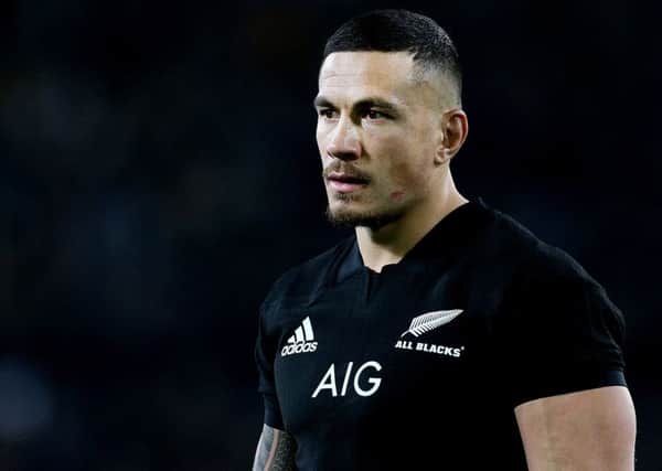 Sonny Bill Williams was allowed to play on without the mandatory head injury assessment. Photograph:  Dianne Manson/Getty Images
