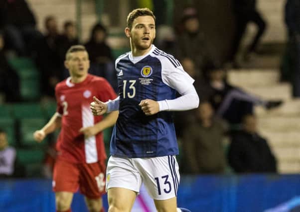 Andy Robertson in action for Scotland. Picture: SNS/Alan Harvey