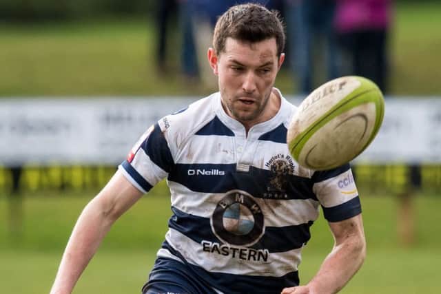 Charlie Simpson in action for Heriot's. Picture:Ross Parker/SNS
