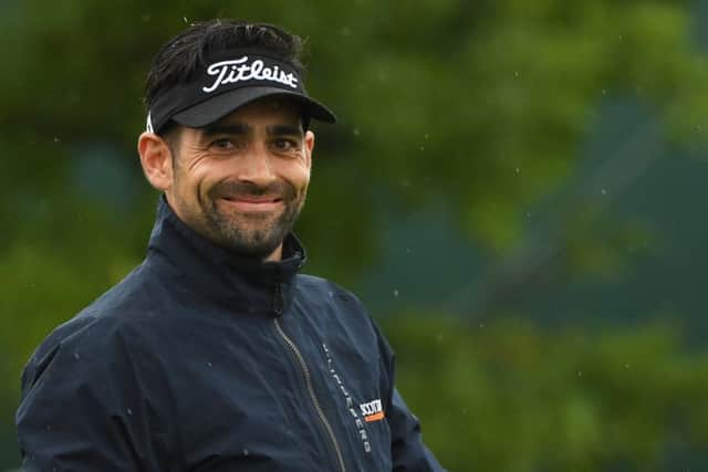 Lee Slattery produced birdies on the seventh and ninth to move into the lead. Picture: Ross Kinnaird/Getty Images