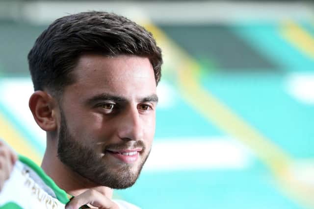 Celtic unveil new signing Patrick Roberts. Picture: SNS