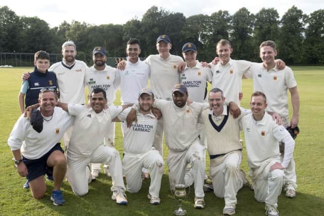 Bowled out for 97, but Prestwick were still celebrating at the end.
Picture: Donald MacLeod.