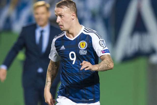 Leigh Griffiths is one of four Scotland playerscurrently on a yellow card. Picture: SNS.