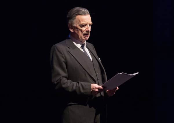 Ian McDiarmid as Enoch Powel in What Shadows PIC: Ellie Kurttz