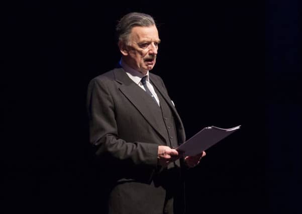 Ian McDiarmid as Enoch Powel in What Shadows PIC: Ellie Kurttz