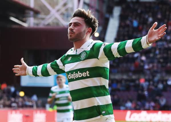 Patrick Roberts has returned to Celtic for a second loan spell. Picture: Getty Images