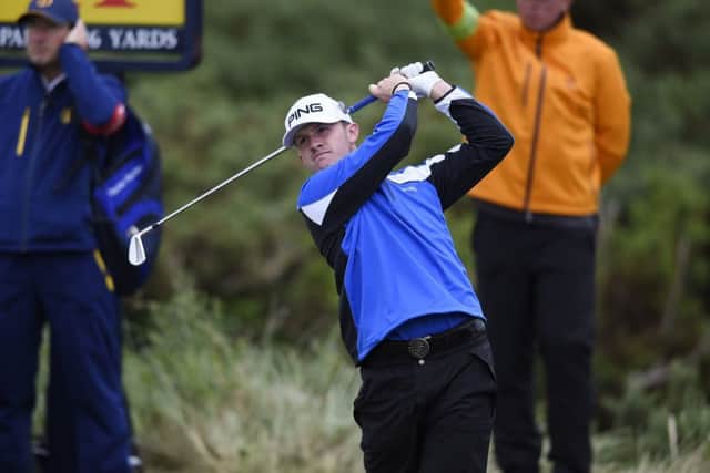 Connor Syme tees off at the 11th during the second round of the Open Golf championship at Royal Birkdale. Picture: Ian Rutherford
