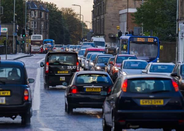 Edinburgh commuters have a toil to get to work by car. Picture: Steven Scott Taylor