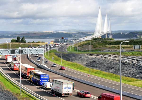 Queues of traffic have built up on the Queensferry Crossing in both directions on most days since it opened to the public. Picture: Lisa Ferguson