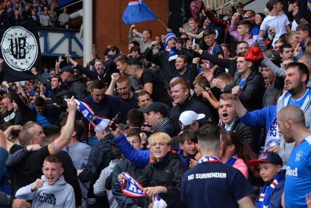 Rangers fan group Union Bears are supportive of a safe standing section in Ibrox.(Picture: Mark Runnacles/Getty Images