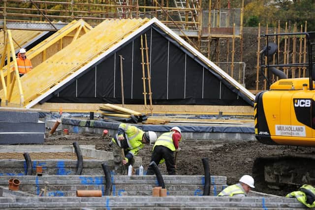 Construction firms are bracing for the soft patch to continue into the autumn. Picture: Michael Gillen