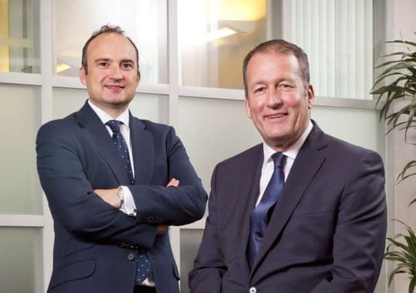 Murgitroyd chief operations officer Gordon Stark, left, with head of UK business development Kevin Toner. Picture: Business Wire
