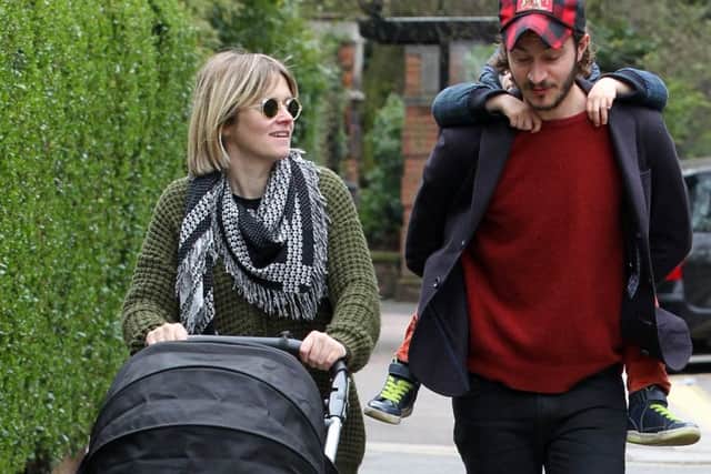 Edith Bowman and husband Tom Smith and family out and about in Hampstead, London in 2013.  Picture: Beretta/Sims/REX/Shutterstock