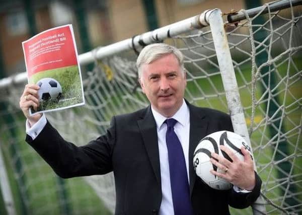 Labour MSP James Kelly looks set to succeed with a repeal bill to scrap the Offensive Behaviour at Football Act