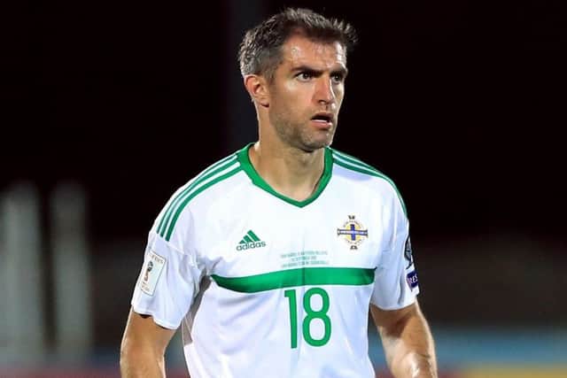 Hearts defender Aaron Hughes is set for his 109th Northern Ireland cap. Picture: Tim Goode/PA Wire