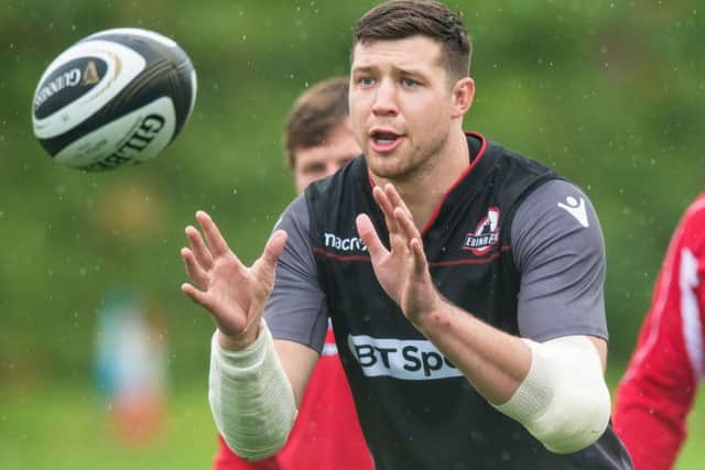 Grant Gilchrist in training at BT Murrayfield. Picture: Ross Parker/SNS