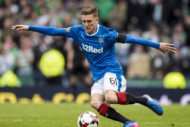 Myles Beerman played seven times for Rangers last season. Picture: SNS