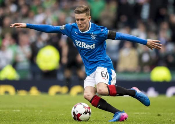 Myles Beerman played seven times for Rangers last season. Picture: SNS