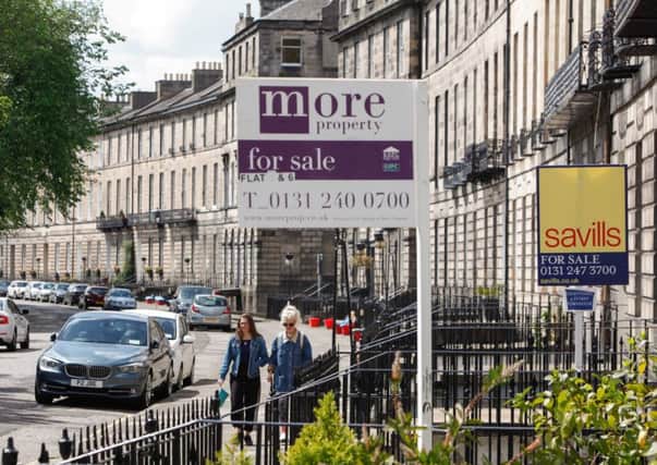 Home buyers in Scotland are  used to political turmoil, leaving the property market resilient. Picture: Toby Williams
