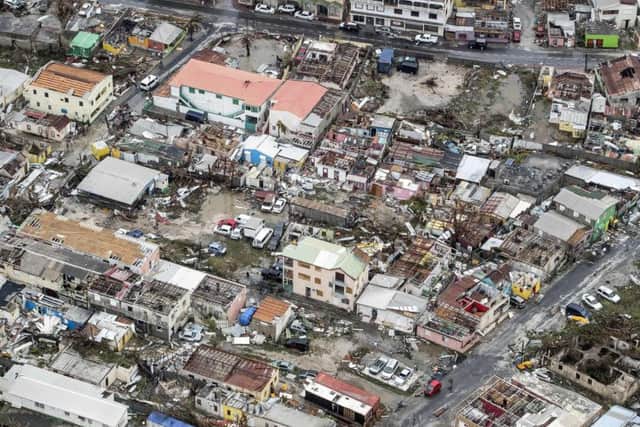 The damage inflicted by Hurricane Irma on the Dutch Caribbean island of Sint Maarten. Picture: AFP/Getty Images