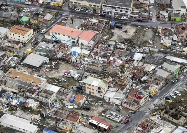 The damage inflicted by Hurricane Irma on the Dutch Caribbean island of Sint Maarten. Picture: AFP/Getty Images