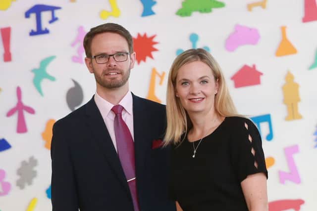 Kim Kjaerside, left, and Gayle McGuinn join the associations team at the EICC. Picture: Stewart Attwood