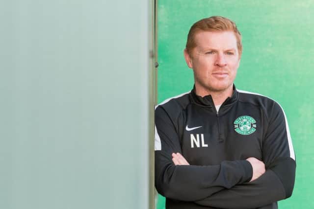 Neil Lennon has agreed a new deal keeping him at Hibs until 2020. Picture: Ian Georgeson