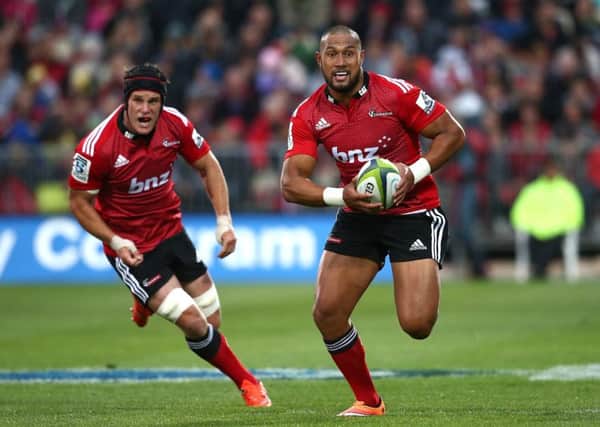 Ex-Crusaders centre Robbie Fruean will make his Edinburgh debut against Dragons on Friday night.  Picture: Martin Hunter/Getty Images