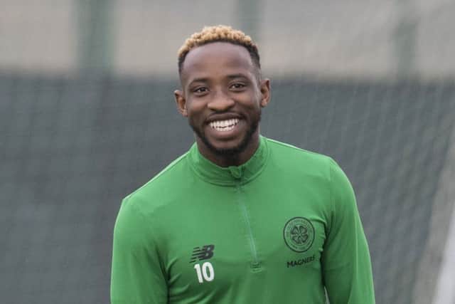 Moussa Dembele is back in training. Picture: SNS
