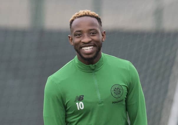Moussa Dembele is back in training. Picture: SNS