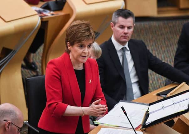 Nicola Sturgeon has taken aim at a 'Brexit power grab' (Photo by Jeff J Mitchell/Getty Images)
