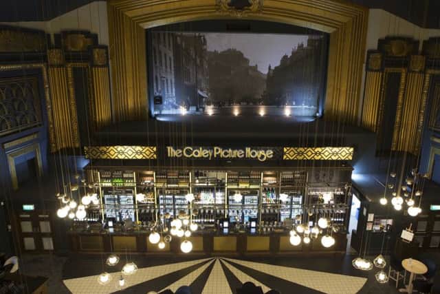 The proscenium arch at the Caley Picture House, JD Wetherspoon's most recent opening in Scotland
