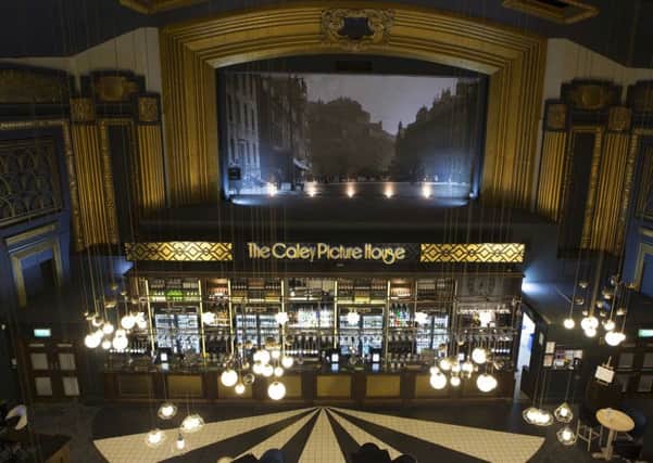 The proscenium arch at the Caley Picture House, JD Wetherspoon's most recent opening in Scotland