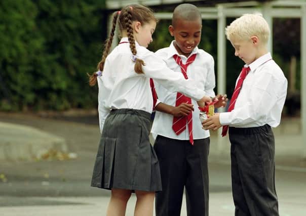 Many parents sell or swap old school uniforms online.