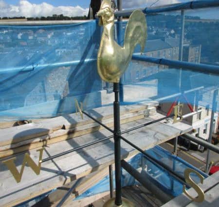 The weather vane fitted following reburbishment. Picture: Contributed